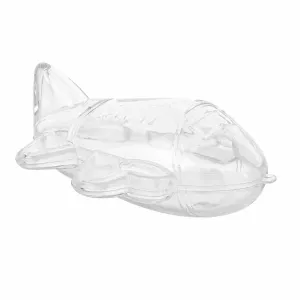 Airplane Shaped Acrylic Candy Boxes 24 Pack 3.77"x3.11"x1.18"