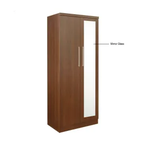 Borese Mirror Open Door Wardrobe