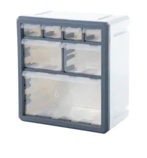 Hepta Cube Storage Box Gray/White