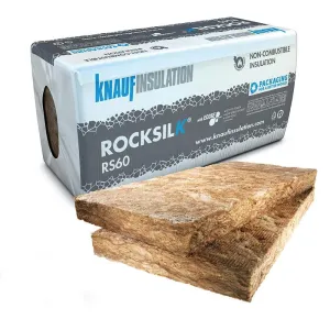 Knauf Rocksilk® RS60 Building Slab | 1200mm x 600mm | All Sizes