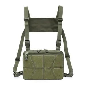 Multi-functional Chest Bag for Outdoor Sports Portable Storage Backpack(Army Green)