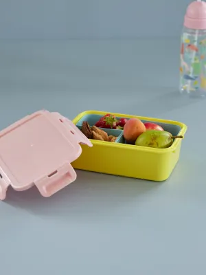 Plastic Lunch box - Soft Yellow