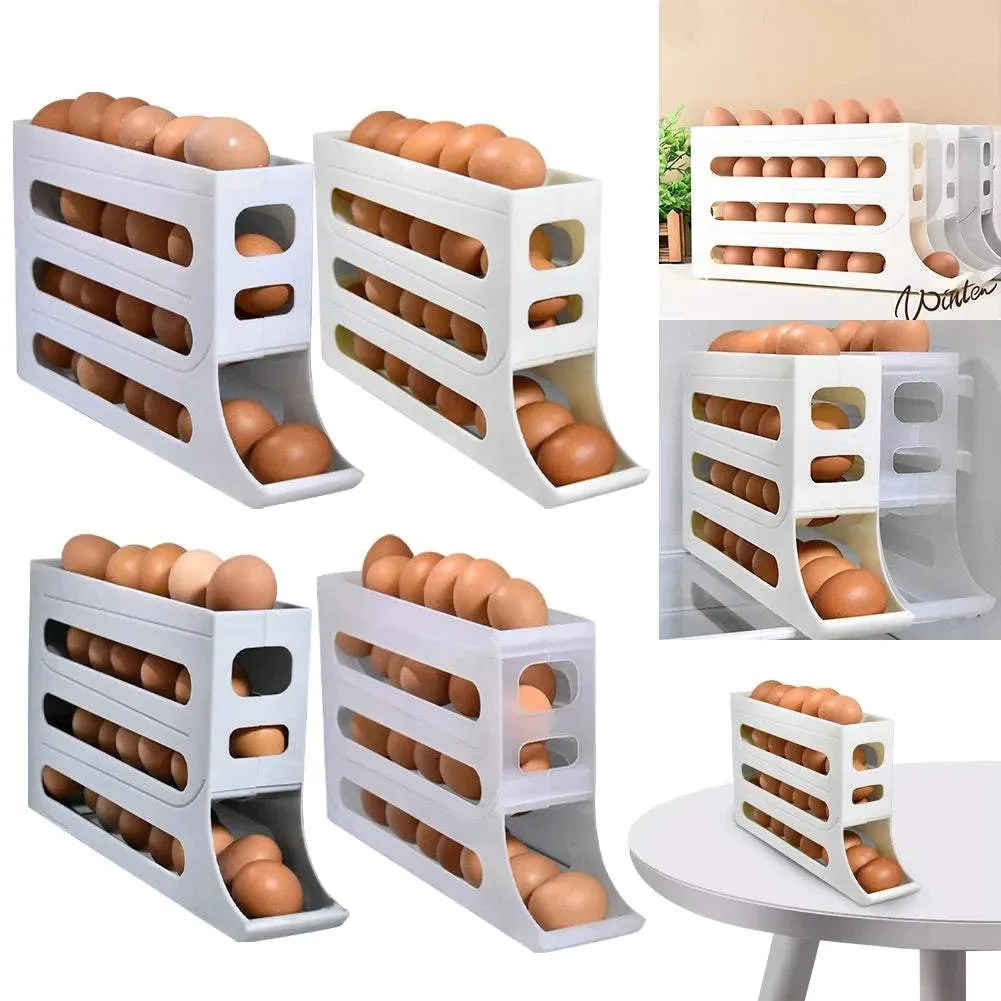 Slide Egg Box For Refrigerator