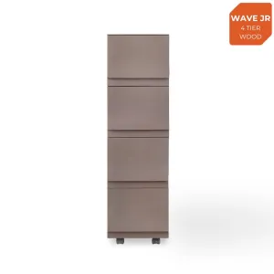 Wave 4 Tier Jr Slim Drawer Set with Wheels